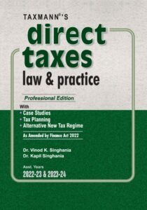 Direct Taxes Law & Practice | Professional Edition | 2022
