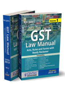R.K. Jain's GST Law Manual | Set of 2 Volumes