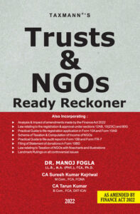 Trusts & NGOs Ready Reckoner
