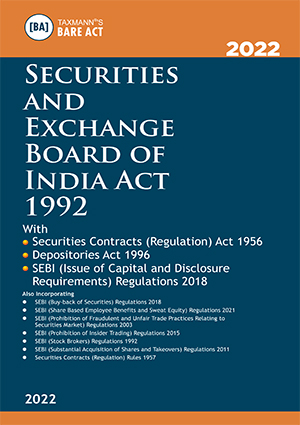 Securities and Exchange Board of India (SEBI) Act 1992 | BARE ACT
