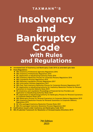 Insolvency and Bankruptcy Code with Rules and Regulations