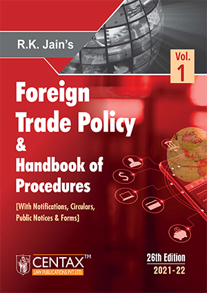 Foreign Trade Policy & Handbook of Procedures | Volume 1