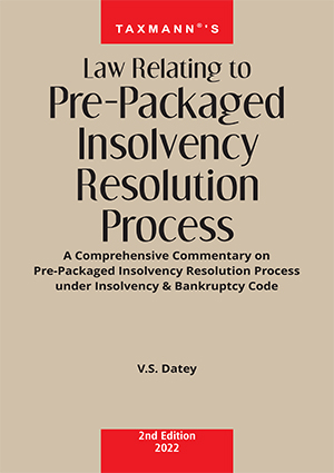 Law Relating to Pre-Packaged Insolvency Resolution Process