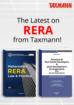 COMBO | Maharashtra RERA Law & Practice and Taxation of Real Estate Developers & Joint Development Arrangements with Accounting Aspects