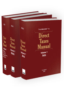 Taxmann's Direct Taxes Manual | Set of 3 Volumes