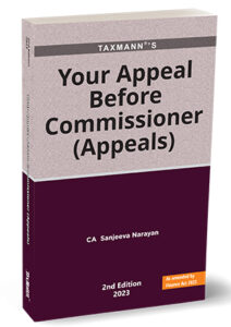Taxmann Your Appeal Before Commissioner Appeals