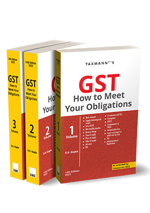 Taxmann GST How to Meet Your Obligations Set of 3 Vols