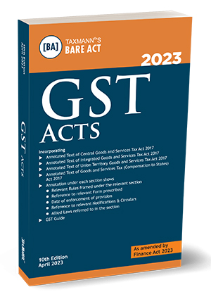 Taxmann GST Acts Pocket Edition 2023