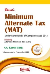 Bharat MINIMUM ALTERNATE TAX under Schedule III of Companies Act 2013