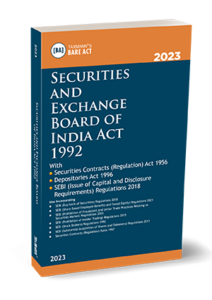 Taxmann Securities and Exchange Board of India Act 1992