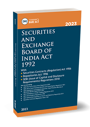 Taxmann Securities and Exchange Board of India Act 1992