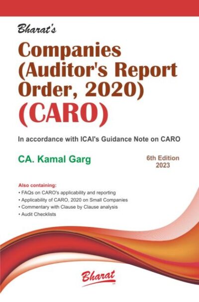 Bharat COMPANIES AUDITORS REPORT ORDER 2020 CARO