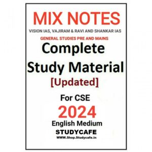 MIx Notes UPSC CSE General Studies Pre & Mains | Vision IAS | Vajiram & Ravi | Shankar IAS |Only IAS 2024 | English Medium